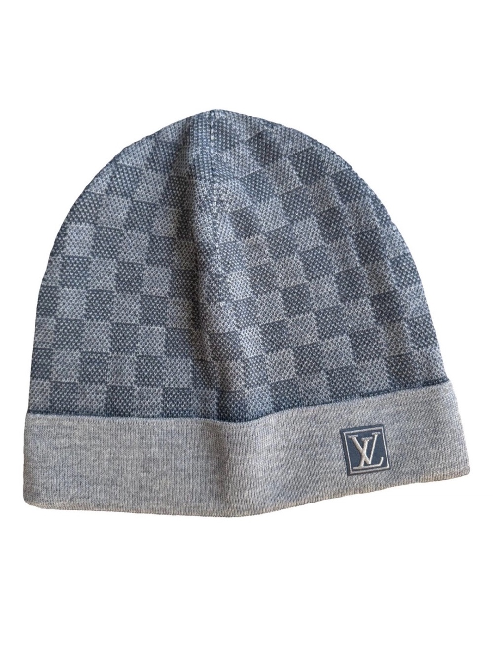 Louis Vuitton Damier Checkered Wool Beanie (Unisex)